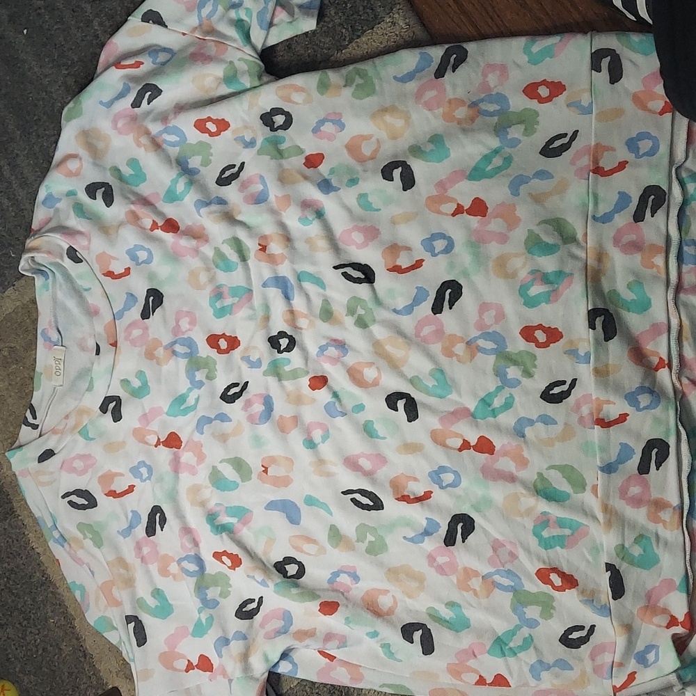Oddy Colorful Patterned Sweatshirt
